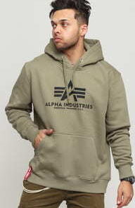 Alpha Industries Basic Hoody olivová XXL