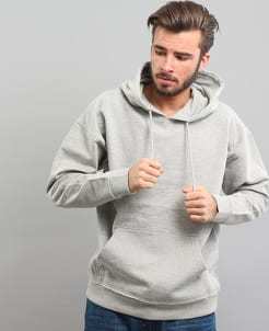 Urban Classics Oversized Sweat Hoody melange šedá XL