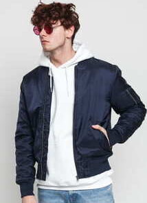 Urban Classics Basic Bomber Jacket navy