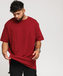 Urban Classics Organic Basic Tee vínové
